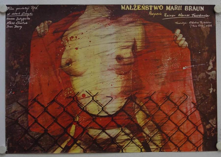 Die Ehe der Maria Braun originales polnisches Filmplakat
